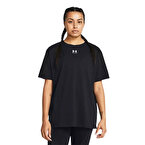 Under Armour Campus Kadın Oversize Kısa Kollu T-Shirt Siyah