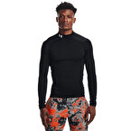 Under Armour ColdGear Compression Mock Uzun Kollu T-Shirt Siyah