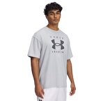Under Armour Heavyweight Oversize Kısa Kollu T-Shirt Gri