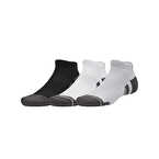 Under Armour Performance Tech 3'lü Paket Low Çorap Siyah Beyaz Gri