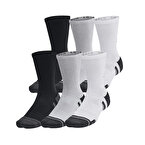 Under Armour Performance Tech 6'Lı Paket Crew Çorap Gri