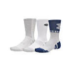 Under Armour Performance Tech Nov 3'lü Paket Çorap Lacivert Beyaz Gri