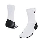 Under Armour Project Rock ArmourDry Playmaker Çorap Beyaz
