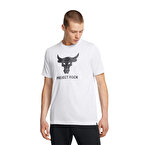 Under Armour Project Rock Payoff Graphic Kısa Kollu T-Shirt Beyaz Siyah
