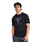 Under Armour Project Rock Payoff Graphic Kısa Kollu T-Shirt Siyah Gri