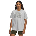 Under Armour Rival Campus Oversize Kadın T-Shirt Gri