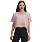 Under Armour Rival Campus Oversize Kadın T-Shirt Pembe