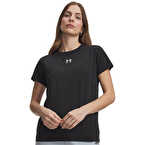 Under Armour Rival Cotton Wash Kadın Kısa Kollu T-Shirt Siyah