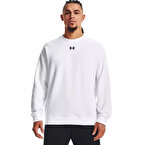 Under Armour Rival Fleece Crew Sweatshirt Beyaz