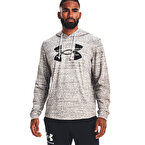 Under Armour Rival Terry Logo Hoodie Kapüşonlu Sweatshirt Gri Melanj