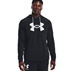 Under Armour Rival Terry Logo Hoodie Kapüşonlu Sweatshirt Siyah
