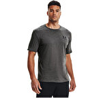 Under Armour Sportstyle Left Chest T-Shirt Koyu Gri
