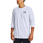 Under Armour Sportstyle Left Chest Uzun Kollu T-Shirt Beyaz