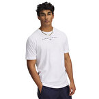 Under Armour Stacked Logo Kısa Kollu T-Shirt Beyaz