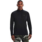 Under Armour Tech 1/2 Zip Yarım Fermuarlı Sweatshirt Siyah