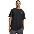 Under Armour UA Logo EMB Heavyweight Kısa Kollu T-Shirt Siyah