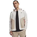 Under Armour Unstoppable Kapüşonlu Fermuarlı Sweatshirt Bej