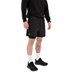 MuscleCloth Performance 2 In 1 Erkek Taytlı Şort Siyah