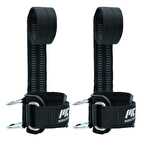 MuscleCloth Pro Big Grip Wrist Cuff 2'li Paket Siyah