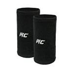 MuscleCloth Training Uzun Havlu Bileklik 2'li Paket Siyah