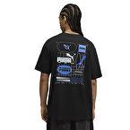 Puma Graphic Grid Kısa Kollu T-Shirt Siyah