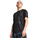 Puma Run Velocity Aop Kısa Kollu T-Shirt Siyah