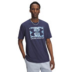 Under Armour Abc Camo Boxed Logo Ss Kısa Kollu T-Shirt Lacivert