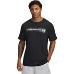 Under Armour Camo Chest Stripe T-Shirt Siyah Gri