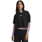 Under Armour Center Lightweight Kadın Kısa Kollu T-Shirt Siyah