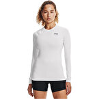 Under Armour HeatGear Compression Kadın Uzun Kollu T-Shirt Beyaz