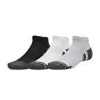 Under Armour Performance Tech 3'lü Paket Low Çorap Siyah Beyaz Gri