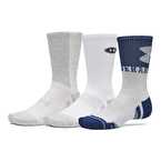 Under Armour Performance Tech Nov 3'lü Paket Çorap Lacivert Beyaz Gri