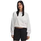 Under Armour Rival Fleece Kadın Oversize Sweatshirt Açık Gri