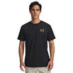 Under Armour Sportstyle Left Chest T-Shirt Siyah Bej