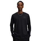 Under Armour Sportstyle Left Chest Uzun Kollu T-Shirt Siyah Gri