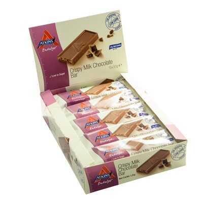 Atkins Endulge Crispy Milk Chocolate Bar 30 Gr 15 Adet