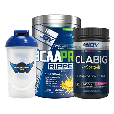 Big Joy BCAA Pro 4:1:1 Ripped + Clabig 1000 Mg Kombinasyonu