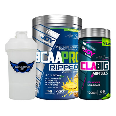 Big Joy BCAA Pro 4:1:1 Ripped + Clabig 1000 Mg Kombinasyonu