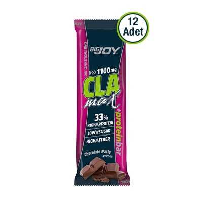 Big Joy CLA Max Protein Bar 45 Gr 12 Adet