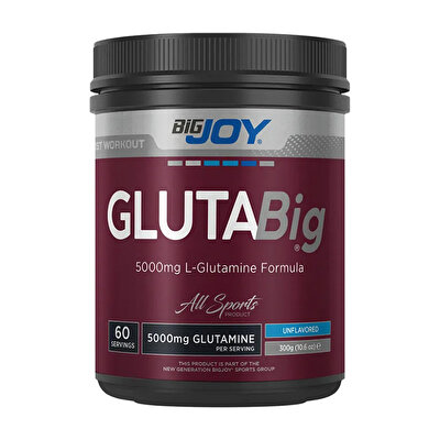 Big Joy Gluta Big %100 Glutamine Powder 300 Gr