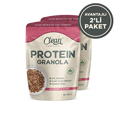 Clean Powders Meyveli & Ballı Protein Granola 300 Gr 2 Adet