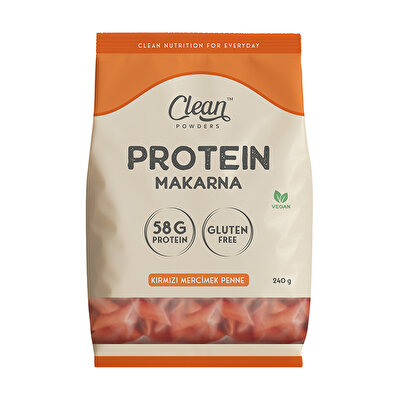 Clean Powders Protein Makarna Kırmızı Mercimek 240 Gr