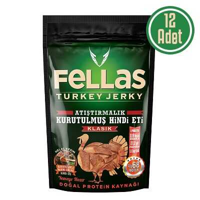 Fellas Turkey Jerky Klasik 40 Gr 12'li Paket