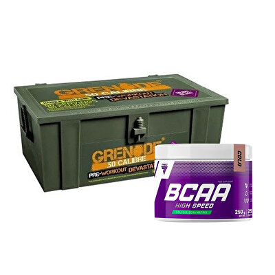 Grenade 50 Calibre Pre-Workout + Trec BCAA High Speed 250 Gr
