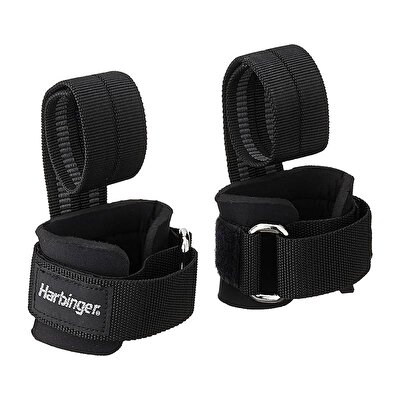 Harbinger Big Grip Pro Lifting Straps Siyah