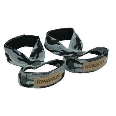 Kingsize 8 Loop Padded Lifting Straps Kamuflaj