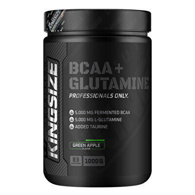 Kingsize Nutrition BCAA + Glutamine Powder 1000 Gr