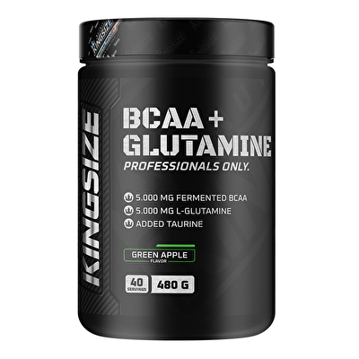 Kingsize Nutrition BCAA + Glutamine Powder 480 Gr