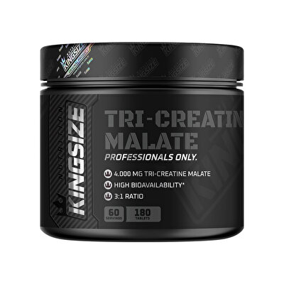 Kingsize Nutrition Tri-Creatine Malate 180 Tablet