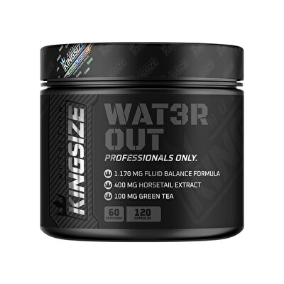 Kingsize Nutrition Wat3r-Out 120 Kapsül